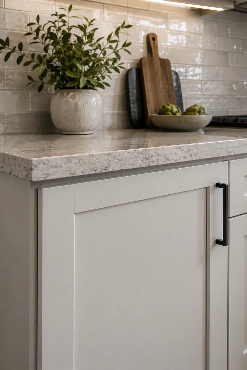 Closeup of a beautiful, quality countertop.